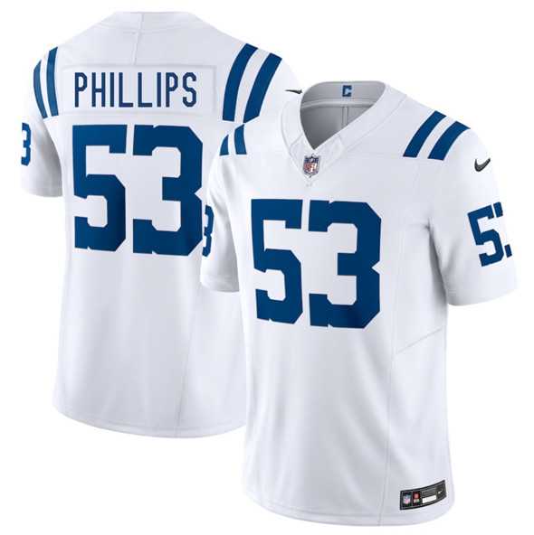 Men & Women & Youth Indianapolis Colts #53 Jacob Phillips White 2025 F.U.S.E. Vapor Limited Stitched Jersey,We sell and wholesale Men & Women & Youth Indianapolis Colts #53 Jacob Phillips White 2025 F.U.S.E. Vapor Limited Stitched Jersey on line form chian!
